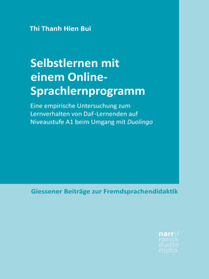 cover image of Selbstlernen mit einem Online-Sprachlernprogramm